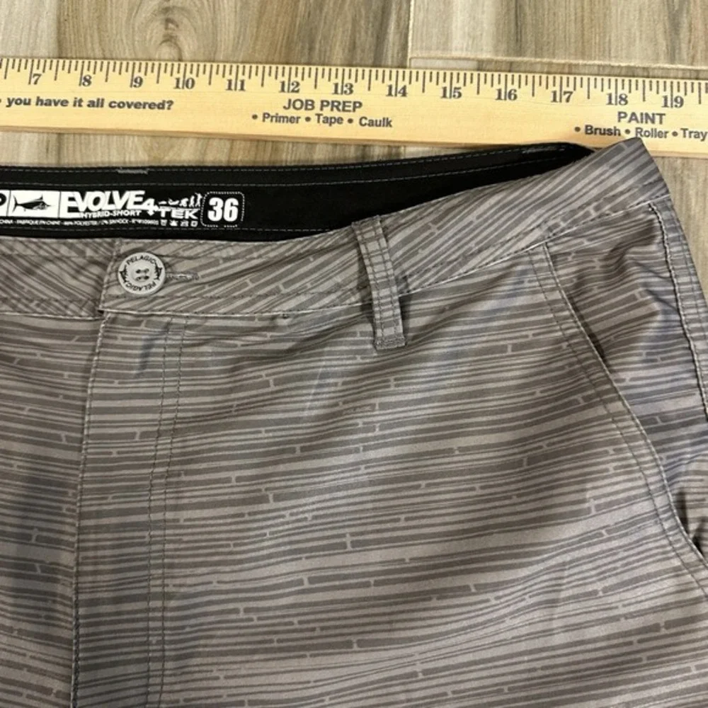 Lot of 3 Pelagic Shorts Men 36 Hybrid ‎ Performance Stretch Fishing 10in inseam